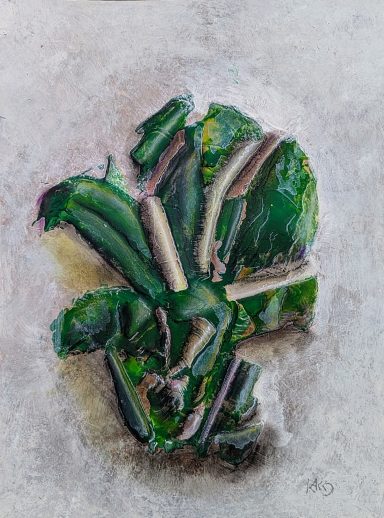 Toile, 30x40cm, technique mixte